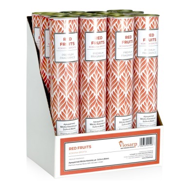 VIOSARP ΑΡΩΜΑΤΙΚΑ ΣΤΙΚΣ ΚΑΥΣΗΣ 30TEM ΜΕ ΞΥΛΙΝΗ ΒΑΣΗ ΚΟΚΚΙΝΑ ΦΡΟΥΤΑ