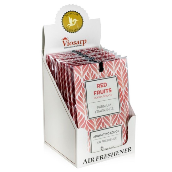 VIOSARP ΑΡΩΜΑΤΙΚΟ ΧΩΡΟΥ ΣΕ ΣΑΚΟΥΛΑΚΙ ΓΙΑ ΣΥΡΤΑΡΙΑ/ΑΜΑΞΙ 1ΤΕΜ ΚΟΚΚΙΝΑ ΦΡΟΥΤΑ