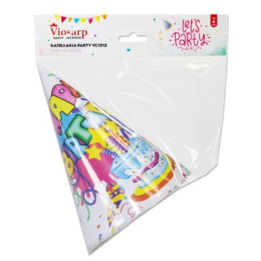 VIOSARP ΚΑΠΕΛΑΚΙΑ PARTY ΣΕΤ 4TEM
