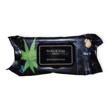 BABY & KISS ΜΩΡΟΜΑΝΤΗΛΑ ΜΕ ΑΡΩΜΑ ALOE VERA ΑΛΚΟΟΛ ΚΑΙ ΣΥΝΤΗΡΗΤΙΚΑ 0% 120ΤΜΧ