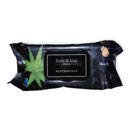 BABY & KISS ΜΩΡΟΜΑΝΤΗΛΑ ΜΕ ΑΡΩΜΑ ALOE VERA ΑΛΚΟΟΛ ΚΑΙ ΣΥΝΤΗΡΗΤΙΚΑ 0% 120ΤΜΧ