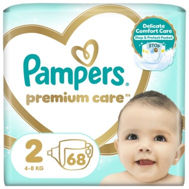 PAMPERS PREMIUM CARE ΜΕΓ N.2 JUMBO 68T