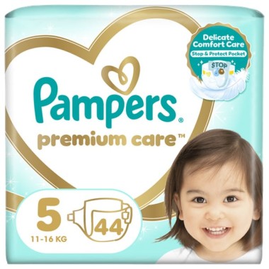 PAMPERS PREMIUM CARE ΜΕΓ N.5 JUMBO 44T