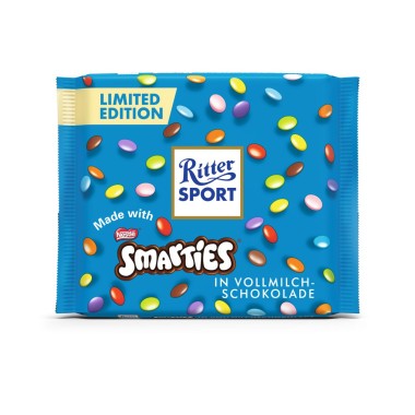 RITTER SPORT ΣΟΚΟΛΑΤΑ ΓΑΛΑΚΤΟΣ 100GR ΜΕ SMARTIES