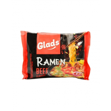 GLADS INSTANT RAMEN NOODLES 105GR BEEF