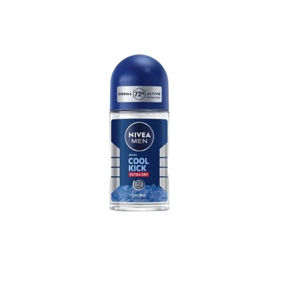 NIVEA ROLL ON 50ml COOL KICK EXTRA DRY COOL BLUE