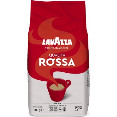 LAVAZZA ΚΑΦΕΣ 1KG QUALITA ROSSA 100% ARABICA (5/10 INTENSITY)