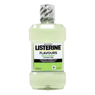 LISTERINE ΣΤΟΜΑΤΙΚΟ ΔΙΑΛΥΜΑ 250ml MILD & MINTY