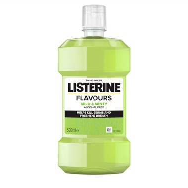 LISTERINE ΣΤΟΜΑΤΙΚΟ ΔΙΑΛΥΜΑ 500ml MILD & MINTY