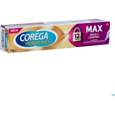 COREGA ΣΤΕΡΕΩΤΙΚΗ ΚΡΕΜΑ ΟΔΟΝΤΟΣΤΟΙΧΙΩΝ MAX HOLD+COMFORT 70gr