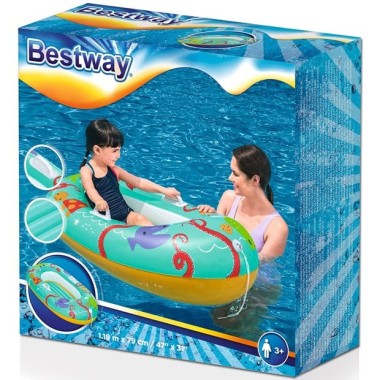 BESTWAY ΦΟΥΣΚΩΤΗ ΒΑΡΚΑ TROPICAL CREW 3+ ΧΡΟΝΩΝ