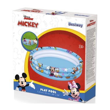 BESTWAY DISNEY JUNIOR MICKEY ΦΟΥΣΚΩΤΗ ΠΙΣΙΝΑ 1.22*25εκ 2+ ΧΡΟΝΩΝ