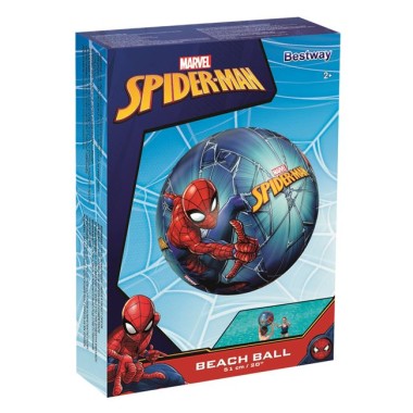 BESTWAY MARVEL SPIDER-MAN ΦΟΥΣΚΩΤΗ ΜΠΑΛΑ ΘΑΛΑΣΣΗΣ 2+ ΧΡΟΝΩΝ