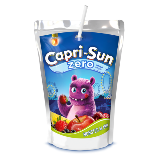 CAPRI-SUN ΧΥΜΟΙ 200ml x 10ΤΕΜ ZERO SUGAR MONSTER ALARM