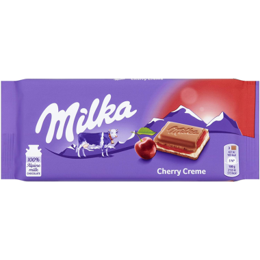 MILKA ΣΟΚΟΛΑΤΑ CHERRY CREME 100gr - 22