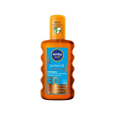 NIVEA SUN ΑΝΤΗΛΙΑΚΟ ΛΑΔΙ SPRAY PROTECT & BRONZE FP30 200ml