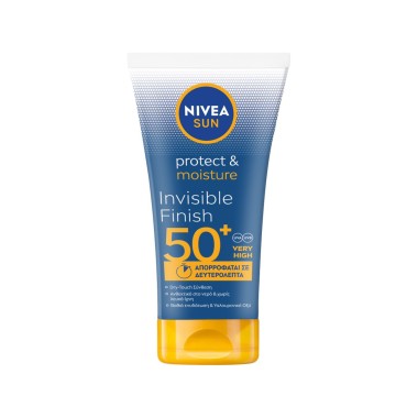 NIVEA SUN ΑΝΤΗΛΙΑΚΉ ΚΡΈΜΑ ΓΙΑ ΤΟ ΣΏΜΑ PROTECT & MOISTURE INVISIBLE FINISH S