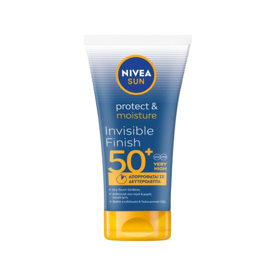 NIVEA SUN ΑΝΤΗΛΙΑΚΉ ΚΡΈΜΑ ΓΙΑ ΤΟ ΣΏΜΑ PROTECT & MOISTURE INVISIBLE FINISH S
