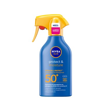 NIVEA SUN ΑΝΤΗΛΙΑΚΟ ΓΑΛΑΚΤΩΜΑ SPRAY PROTECT & MOISTURE FP50+ 270ml
