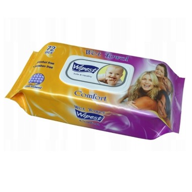 WIPEST ΜΩΡΟΜΑΝΤΗΛΑ 72PCS COMFORT (ΜΕ ΚΑΠΑΚΙ)