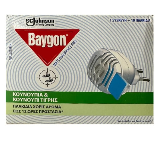 BAYGON ΣΥΣΚΕΥΗ + ΠΛΑΚΙΔΙΑ ΚΑΤΑ ΤΩΝ ΚΟΥΝΟΥΠΙΩΝ 10ΤΕΜ