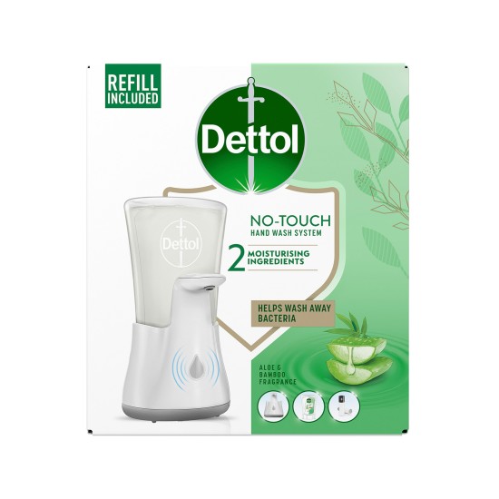 DETTOL NO TOUCH  ΑΥΤΟΜΑΤΗ ΣΥΣΚΕΥΗ ΚΡΕΜΟΣΑΠΟΥΝΟΥ & ΑΝΤ/ΚΟ 250ML ALOE VERA