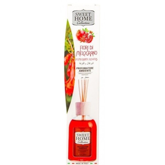 SWEET HOMECOLLECTION ΑΡΩΜΑΤΙΚΟ ΧΩΡΟΥ ΜΕ ΣΤΙΚ 100ML POMEGRANATE FLOWER