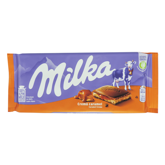 MILKA ΣΟΚΟΛΑΤΑ CARAMEL CREME 100gr - 23