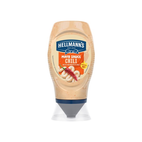 HELLMANN'S ΜΑΓΙΟΝΕΖΑ ΜΕ ΤΣΙΛΙ 250ML TOP DOWN
