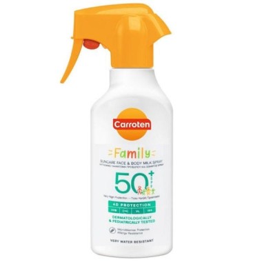 CARROTEN ΑΝΤΗΛΙΑΚΟ ΓΑΛΑΚΤΩΜΑ FAMILY 50+SPF SPRAY (ΔΕΡΜ.ΕΛΕΓΜΈΝΟ ΓΙΑ ΠΑΙΔΙΑ)