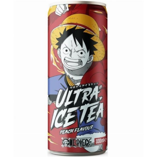 ULTRA ICE TEA 330ml LUFFY PEACH-ΡΟΔΑΝΙΚΟ