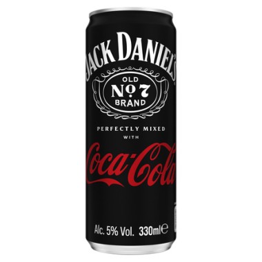 JACK DANIEL'S - COCA COLA MIXED 5% ALC. 330ml USA
