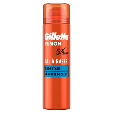 GILLETTE FUSION 5 ACTION 2X200ML MOISTURIZING WITH CACAO BUTTER
