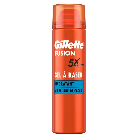 GILLETTE FUSION 5 ACTION 2X200ML MOISTURIZING WITH CACAO BUTTER