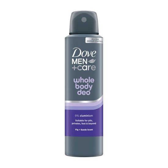 DOVE WHOLE BODY SPRAY MEN 150ml FIG & SUEDE SCENT