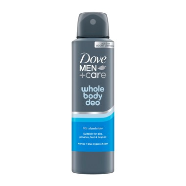 DOVE WHOLE BODY SPRAY MEN 150ml MARINE & BLUE CYPRESS SCENT