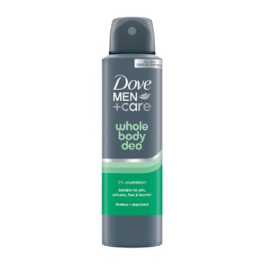 DOVE WHOLE BODY SPRAY MEN 150ml BAMBOO & ALOE SCENT