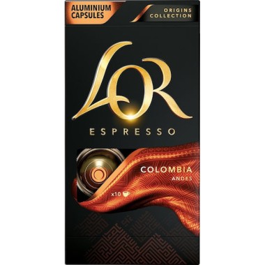 LOR 10 ΚΑΨΟΥΛΕΣ ΚΑΦΕ 52GR COLOMBIA ANDES ESPRESSO