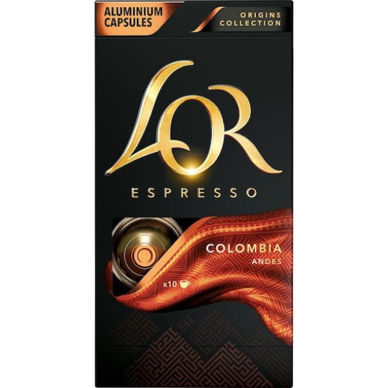 LOR 10 ΚΑΨΟΥΛΕΣ ΚΑΦΕ 52GR COLOMBIA ANDES ESPRESSO