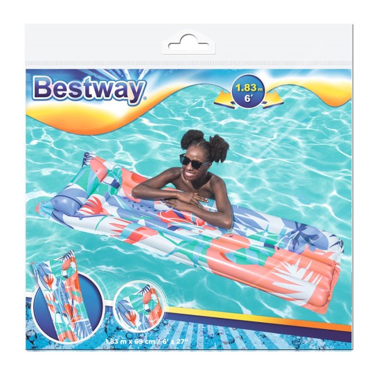 BESTWAY ΦΟΥΣΚΩΤΟ ΣΤΡΩΜΑ ΘΑΛΑΣΣΗΣ 1.83m
