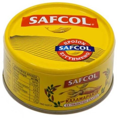 SAFCOL ΚΑΛΑΜΑΡΑΚΙΑ ΣΕ ΠΙΚΑΝΤΙΚΗ ΣΑΛΤΣΑ 170gr