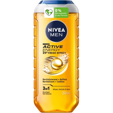 NIVEA ΑΦΡΟΛΟΥΤΡΟ 250ml 3IN1 ACTIVE ENERGY GEL