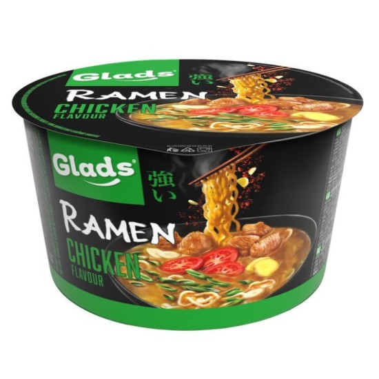 GLADS INSTANT RAMEN NOODLES 105GR CHICKEN 6τεμ & KIMCHI 6τεμ (ΣΕ ΜΠΩΛ ΣΕΡΒΙ