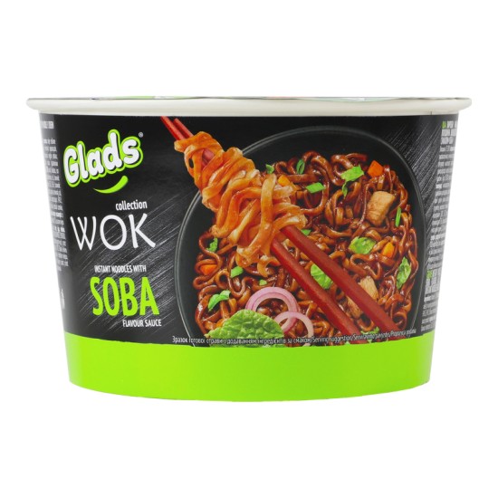 GLADS INSTANT RAMEN NOODLES 105GR SOBA (ΣΕ ΜΠΩΛ ΣΕΡΒΙΡΙΣΜΑΤΟΣ)