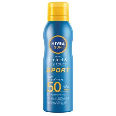 NIVEA SUN (GR) ΑΝΤΗΛΙΑΚΟ ΓΑΛΑΚΤΩΜΑ SPRAY PROTECT & DRY TOUCH SPORT FP50 200