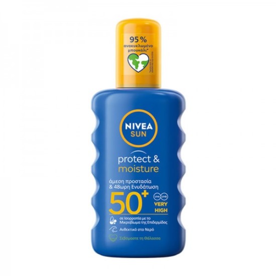NIVEA SUN (GR) ΑΝΤΗΛΙΑΚΟ ΓΑΛΑΚΤΩΜΑ SPRAY PROTECT & MOISTURE FP50+ 200ml