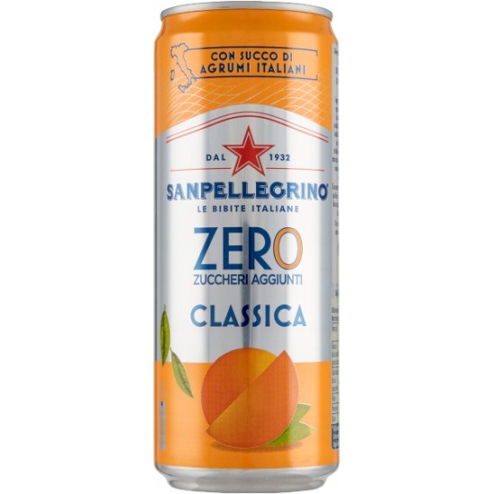 S. PELLEGRINO ΑΝΘΡΑΚΟΥΧΟ ΑΝΑΨΥΚΤΙΚΟ 330ml CLASSIC ZERO