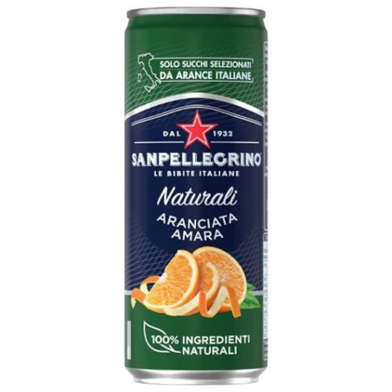 S. PELLEGRINO ΑΝΘΡΑΚΟΥΧΟ ΑΝΑΨΥΚΤΙΚΟ 330ml ORANGE & QUININE