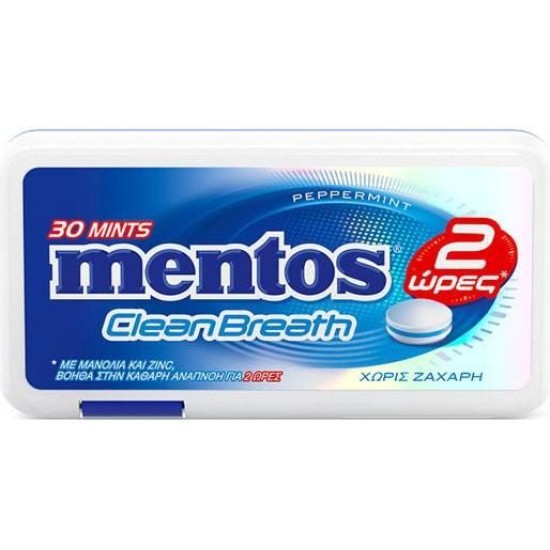 MENTOS CLEANBREATH 21gr ΜΕΝΤΑ