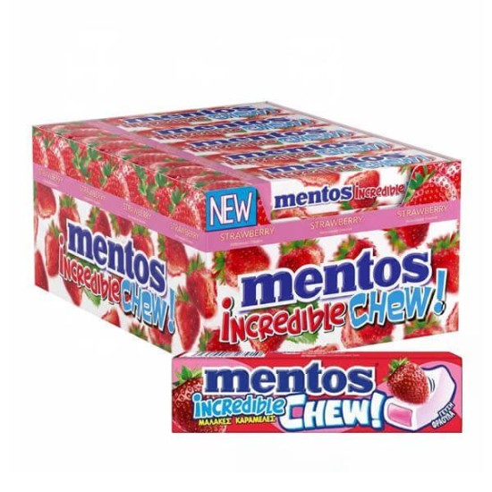 MENTOS ΤΖΙΧΛΕΣ 45GR INCREDIBLE CHEW ΦΡΑΟΥΛΑ